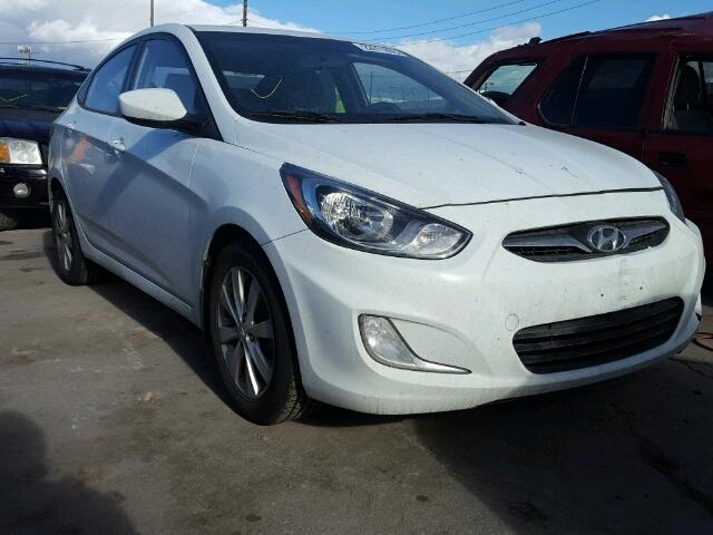 KMHCU4AE6DU315897 - 2013 HYUNDAI ACCENT GLS WHITE photo 1