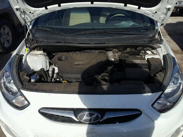 KMHCU4AE6DU315897 - 2013 HYUNDAI ACCENT GLS WHITE photo 7