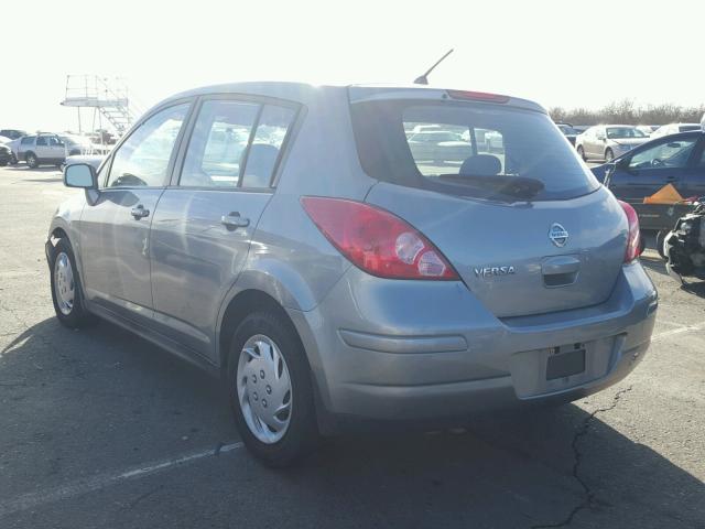 3N1BC13E79L372550 - 2009 NISSAN VERSA S CHARCOAL photo 3