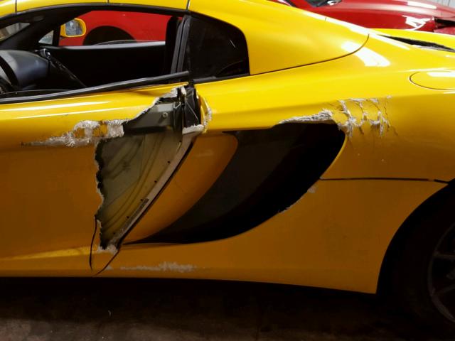 SBM11BAA6EW003114 - 2014 MCLAREN AUTOMOTIVE MP4-12C SP YELLOW photo 9