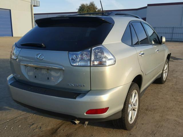 2T2HK31U68C085780 - 2008 LEXUS RX 350 SILVER photo 4