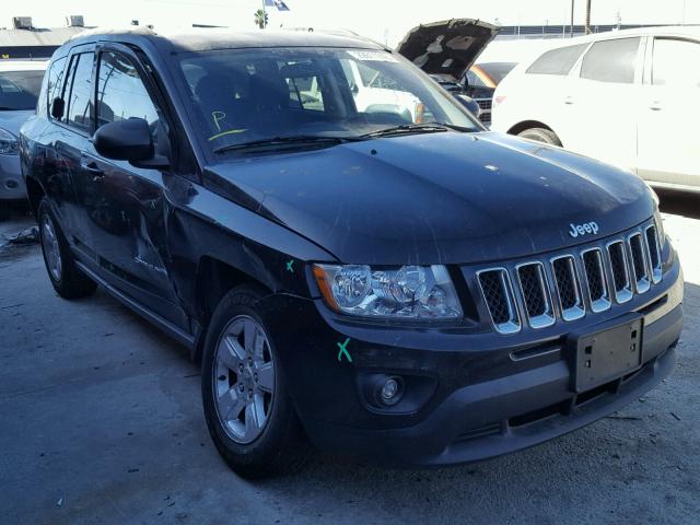 1C4NJCBA3DD270381 - 2013 JEEP COMPASS SP BLACK photo 1