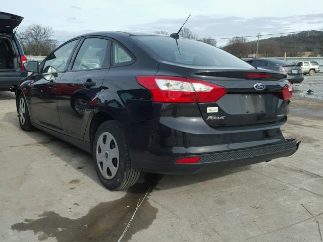 1FADP3E27DL105749 - 2013 FORD FOCUS S BLACK photo 3