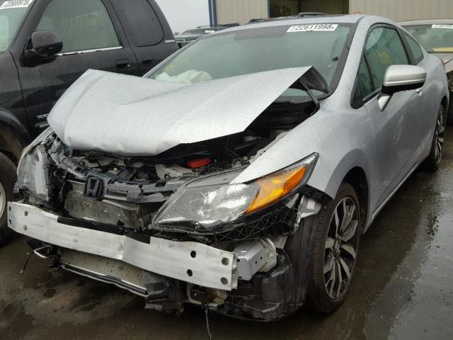 2HGFG3B07FH532095 - 2015 HONDA CIVIC EXL SILVER photo 2