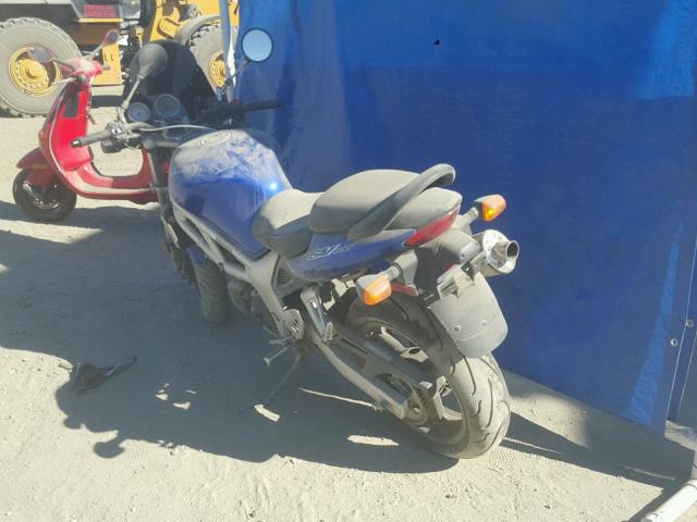 JS1VP52A8Y2103827 - 2000 SUZUKI SV650 BLUE photo 3