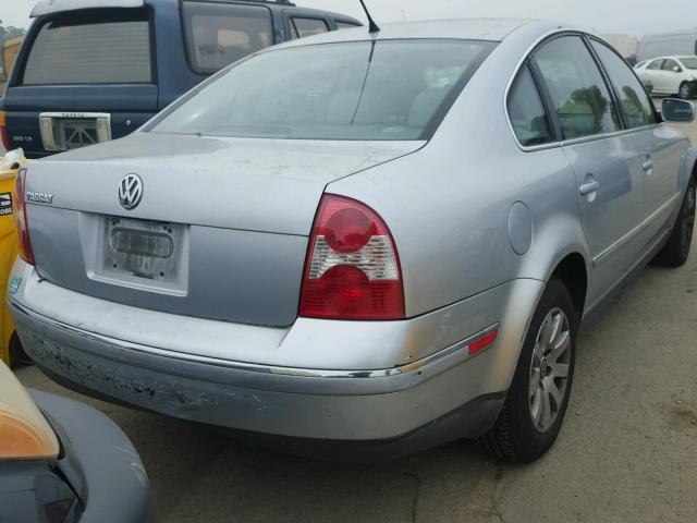 WVWPD63B73P259745 - 2003 VOLKSWAGEN PASSAT GLS SILVER photo 4