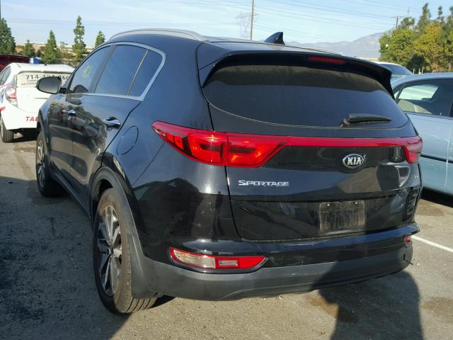 KNDPN3AC9H7165736 - 2017 KIA SPORTAGE E BLACK photo 3