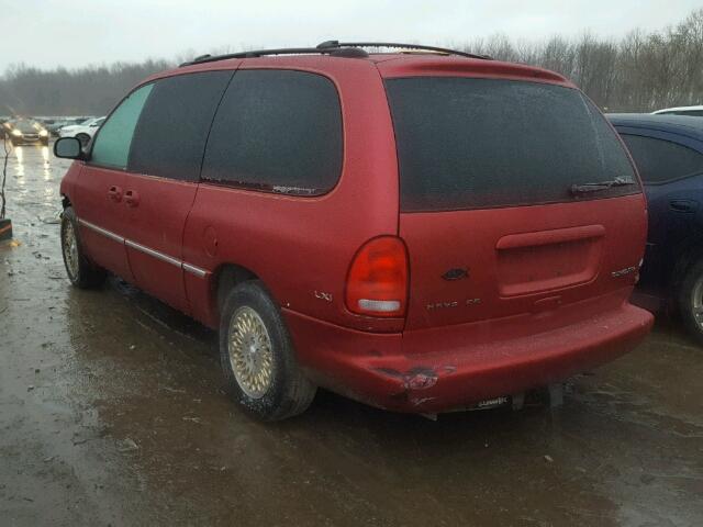 1C4GP64LXVB297324 - 1997 CHRYSLER TOWN & COU RED photo 3