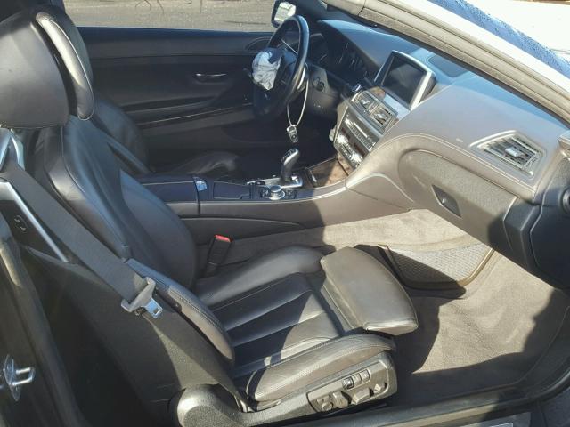 WBALZ3C59CDL71910 - 2012 BMW 650 I BLACK photo 5