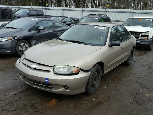 1G1JF52F847159503 - 2004 CHEVROLET CAVALIER L GOLD photo 2