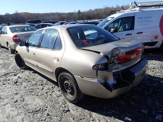 1G1JF52F847159503 - 2004 CHEVROLET CAVALIER L GOLD photo 3