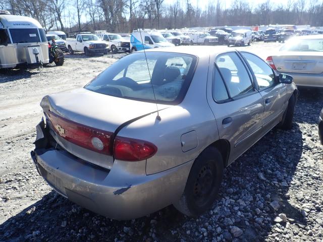 1G1JF52F847159503 - 2004 CHEVROLET CAVALIER L GOLD photo 4