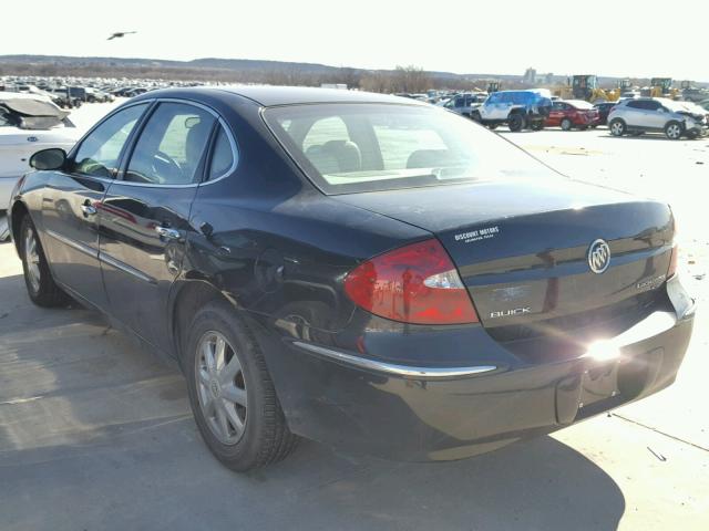 2G4WD532151342444 - 2005 BUICK LACROSSE C BLACK photo 3