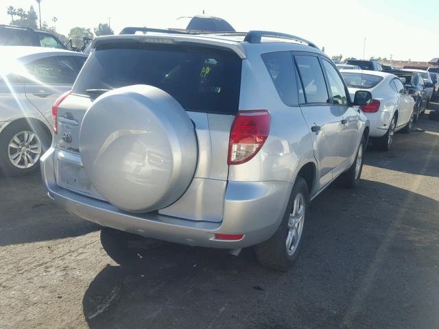 JTMZD33V176026084 - 2007 TOYOTA RAV4 SILVER photo 4