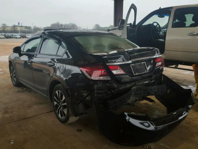 19XFB2F93DE065752 - 2013 HONDA CIVIC EXL 黑色 照片 3