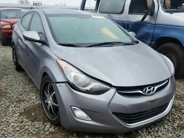 KMHDH4AE2DU793078 - 2013 HYUNDAI ELANTRA GL GRAY photo 1