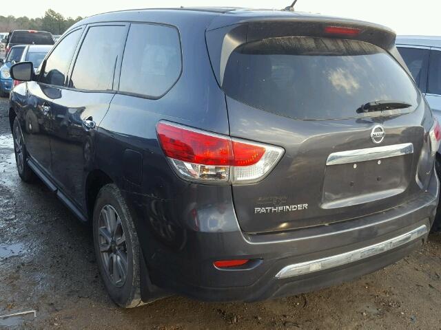 5N1AR2MN0EC732951 - 2014 NISSAN PATHFINDER GRAY photo 3