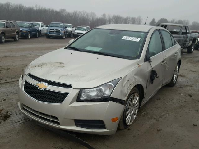 1G1PH5SB5D7129585 - 2013 CHEVROLET CRUZE ECO GOLD photo 2