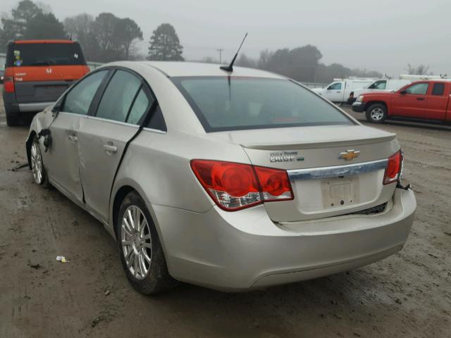 1G1PH5SB5D7129585 - 2013 CHEVROLET CRUZE ECO GOLD photo 3