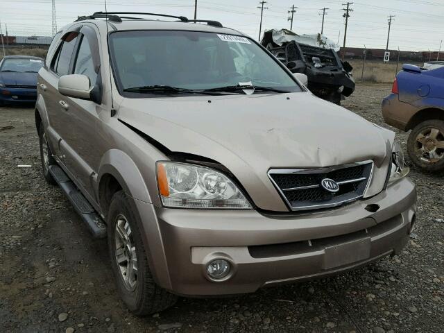 KNDJC733645327831 - 2004 KIA SORENTO EX GOLD photo 1