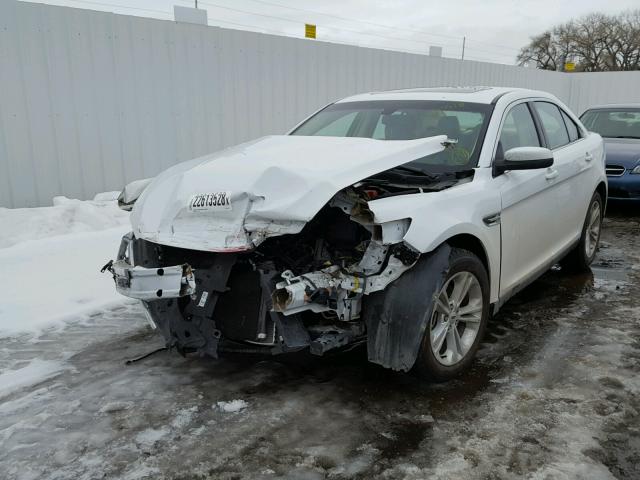 1FAHP2E82DG116506 - 2013 FORD TAURUS SEL WHITE photo 2