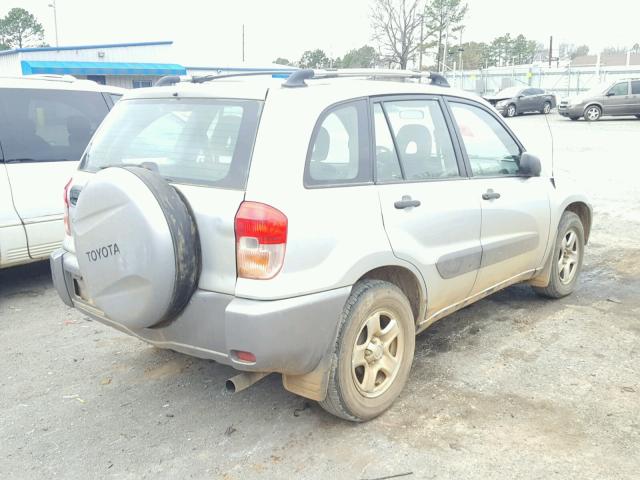 JTEGH20V230113172 - 2003 TOYOTA RAV4 SILVER photo 4