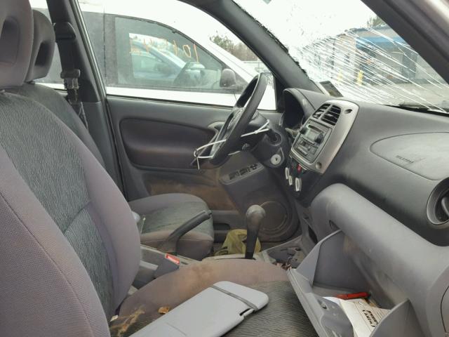 JTEGH20V230113172 - 2003 TOYOTA RAV4 SILVER photo 5