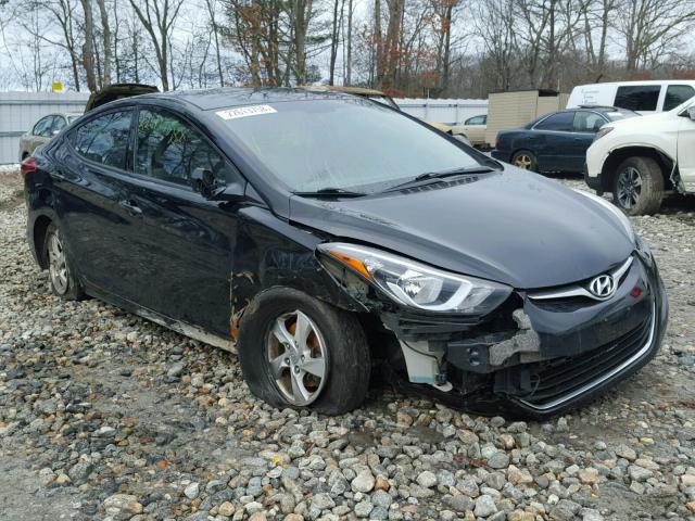 KMHDH4AE1EU172495 - 2014 HYUNDAI ELANTRA SE BLACK photo 1