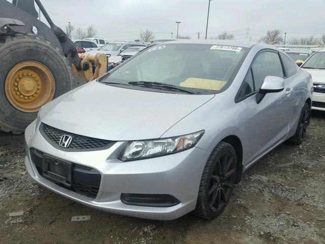 2HGFG3B50DH523196 - 2013 HONDA CIVIC LX SILVER photo 2