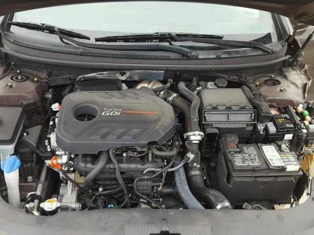 5NPE34AB9FH180692 - 2015 HYUNDAI SONATA SPO GRAY photo 7