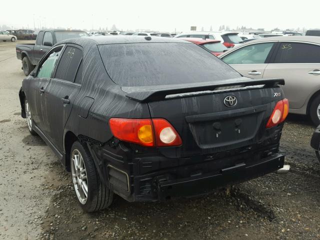 1NXBE40E09Z049620 - 2009 TOYOTA COROLLA XR 黑色 照片 3