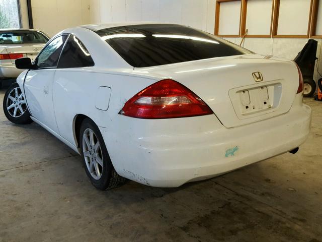 1HGCM72653A015654 - 2003 HONDA ACCORD EX WHITE photo 3