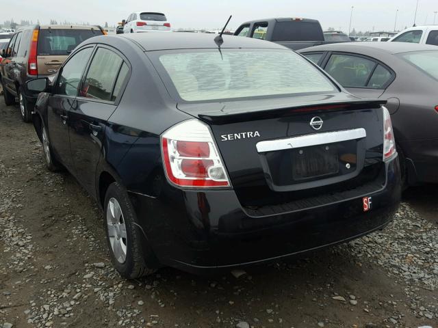 3N1AB6AP7CL658809 - 2012 NISSAN SENTRA 2.0 BLACK photo 3