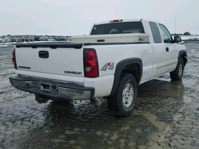 2GCEK19T341153551 - 2004 CHEVROLET SILVERADO WHITE photo 4