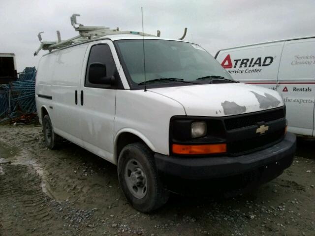 1GCZGTCA1B1185259 - 2011 CHEVROLET EXPRESS G3 WHITE photo 1