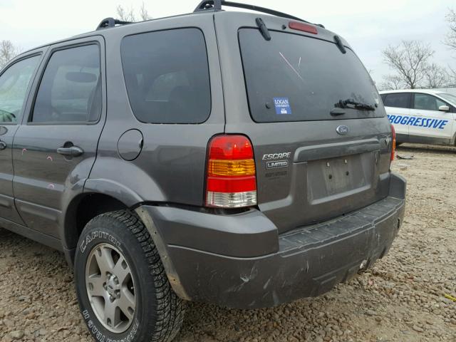 1FMYU94195KC28441 - 2005 FORD ESCAPE LIM GRAY photo 9