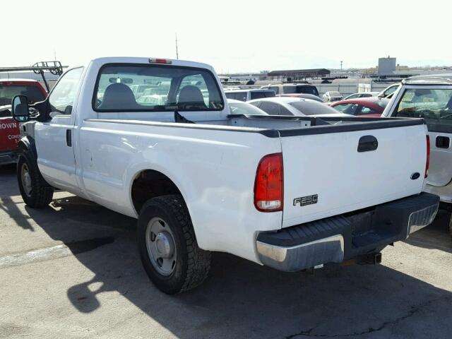 1FDNF20516EB62528 - 2006 FORD F250 SUPER WHITE photo 3