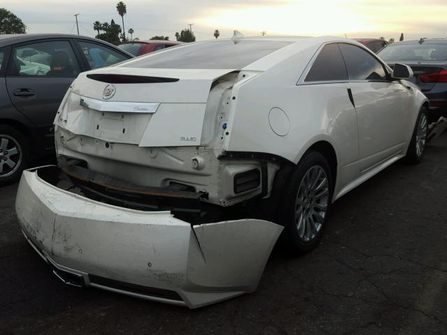 1G6DA1E34D0133859 - 2013 CADILLAC CTS WHITE photo 4