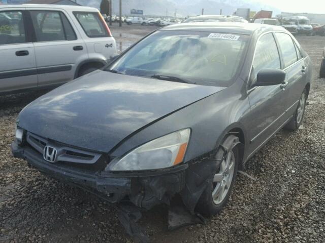 1HGCM66535A040504 - 2005 HONDA ACCORD EX CHARCOAL photo 2