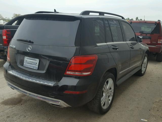 WDCGG5HB4FG376918 - 2015 MERCEDES-BENZ GLK 350 BLACK photo 4