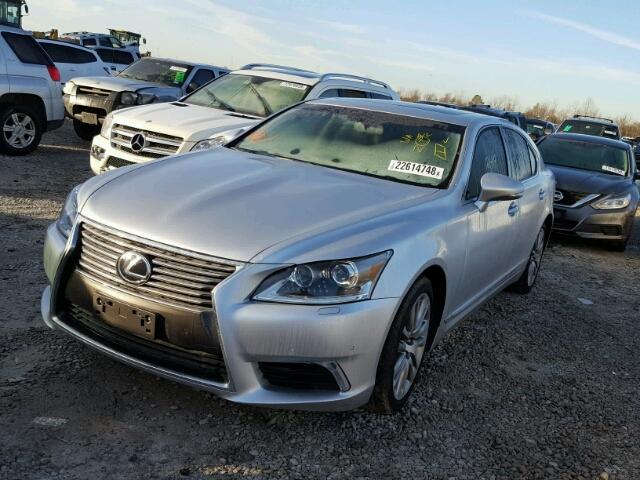 JTHBL5EF7F5134573 - 2015 LEXUS LS 460 SILVER photo 2