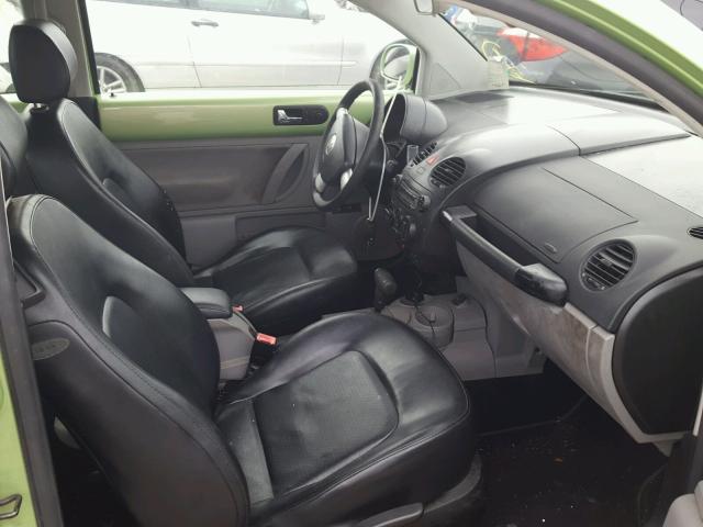 3VWCK31C75M401757 - 2005 VOLKSWAGEN NEW BEETLE 绿色 照片 5