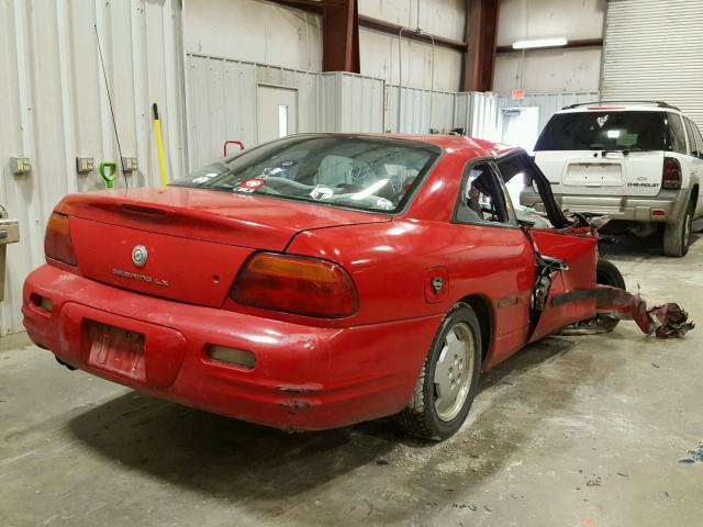 4C3AU42N7VE107021 - 1997 CHRYSLER SEBRING LX RED photo 4