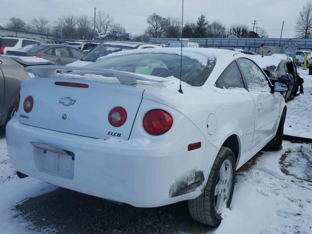 1G1AL15F767621405 - 2006 CHEVROLET COBALT LT WHITE photo 4