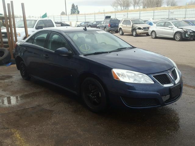 1G2ZJ57B694253570 - 2009 PONTIAC G6 BLUE photo 1