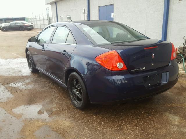 1G2ZJ57B694253570 - 2009 PONTIAC G6 BLUE photo 3