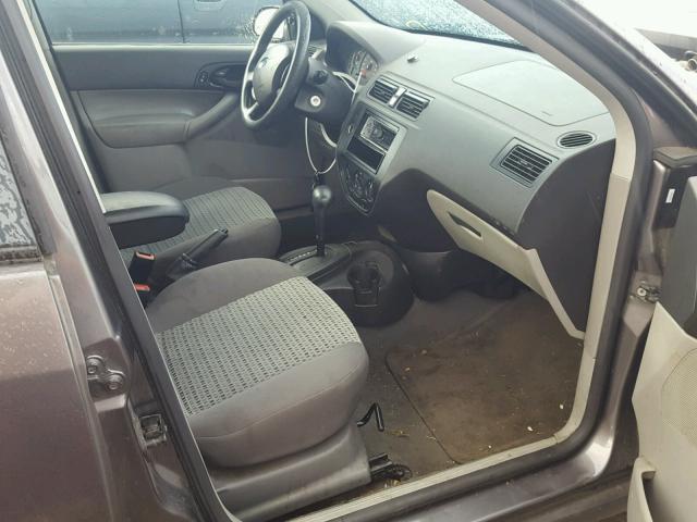 1FAFP34N87W220447 - 2007 FORD FOCUS ZX4 GRAY photo 5