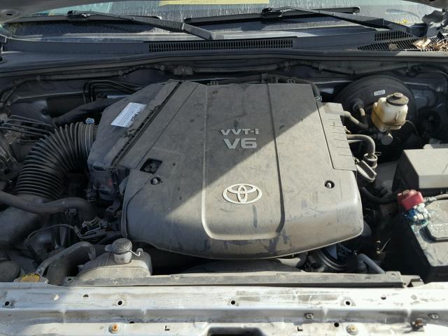 5TFUU4EN5DX050584 - 2013 TOYOTA TACOMA SILVER photo 7