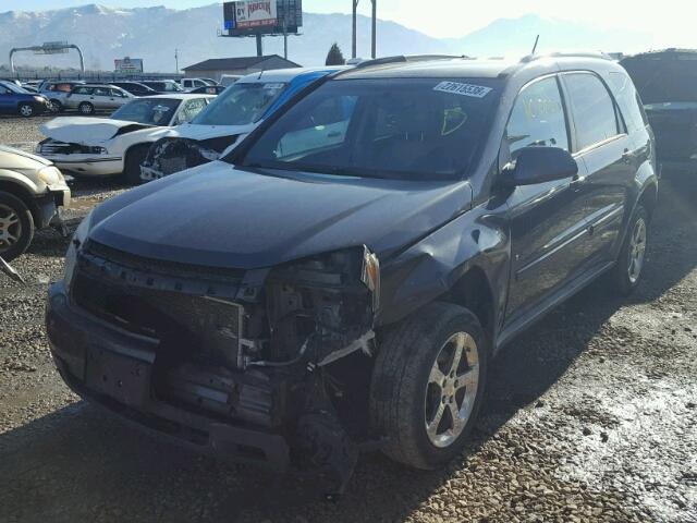 2CNDL73F176048735 - 2007 CHEVROLET EQUINOX LT BLACK photo 2