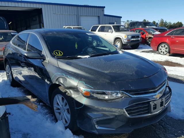 1G1ZE5ST2GF217532 - 2016 CHEVROLET MALIBU LT GRAY photo 1